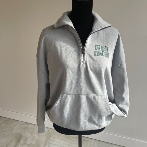 Under Armour Quarter Zip Sweatshirt Small (Oversized) - Picture 5 of 7